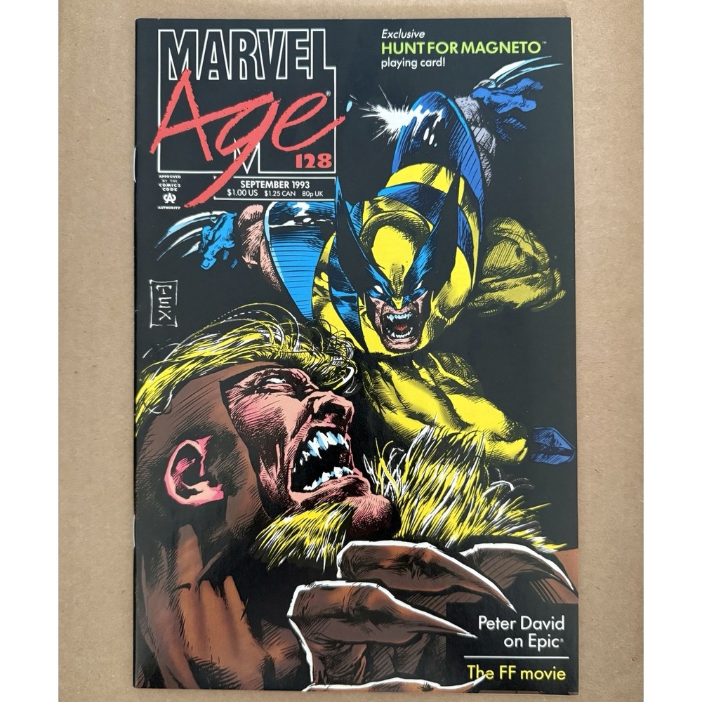 Marvel Age #128 Marvel Comics 1993 Spider-Man X-Men Avengers Comic Book